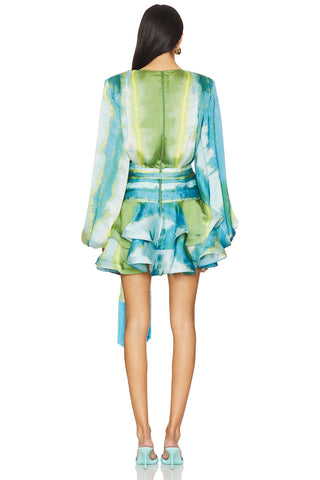 Aqua Petal Fringe Siren Mini