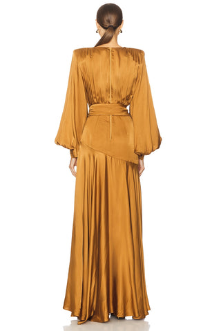 Amber Petal Buckle Siren Maxi