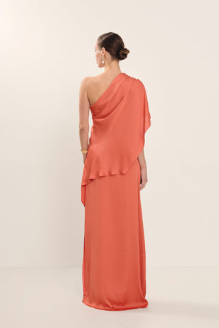Vestido Solène coral