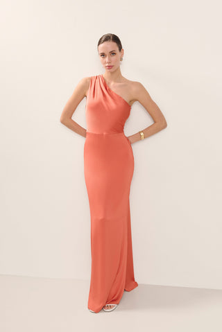 Vestido Solène coral