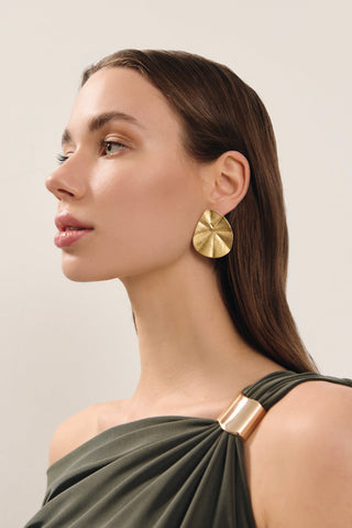 Vestido Moscato verde caqui