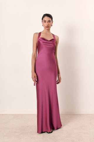 Vestido Renatta rosa empolvado