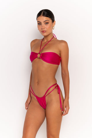 SERENA GUAVA - BANDEAU BIKINI TOP