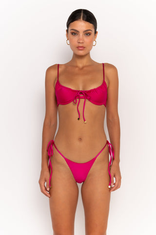 NORA GUAVA - BALCONETTE BIKINI TOP