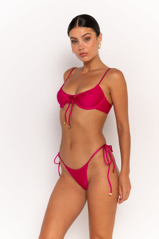 NORA GUAVA - BALCONETTE BIKINI TOP