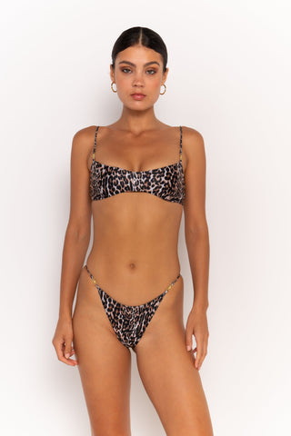 OPHELIA LEOPARDO - BRALETTE BIKINI TOP