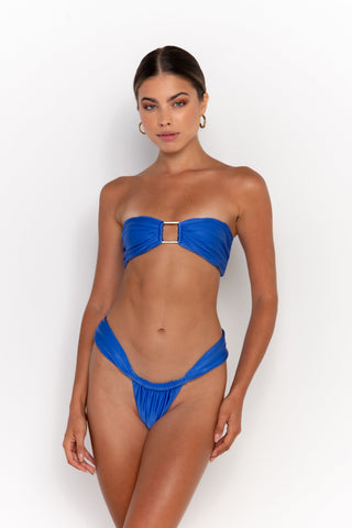 XENIA AZURE - BANDEAU BIKINI TOP