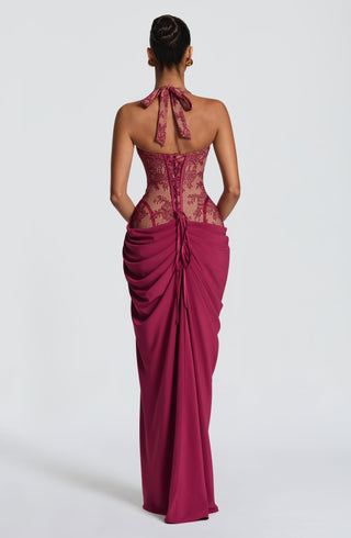Bonita Maxi Dress - Mulberry