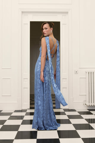 Vestido Lys azul cielo