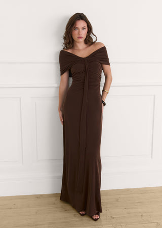 Vestido Renée marrón