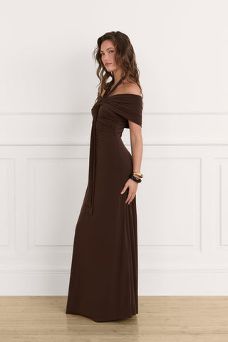 Vestido Renée marrón