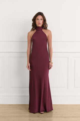 Vestido Stella burgundy