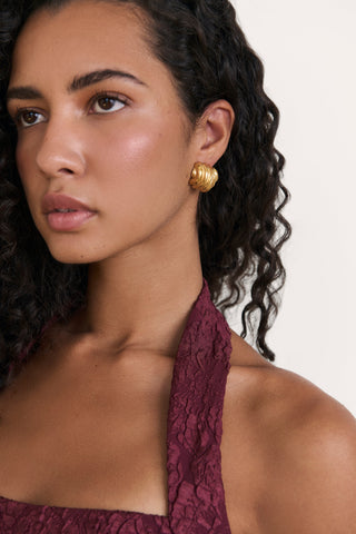 Vestido Allegra burgundy