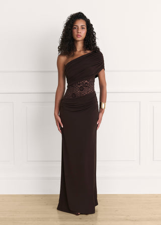 Vestido Danielle marrón