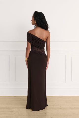 Vestido Danielle marrón