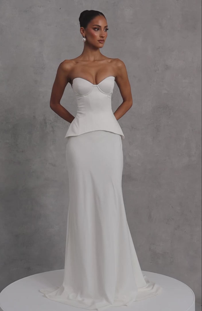 Kaia Maxi Skirt - Ivory