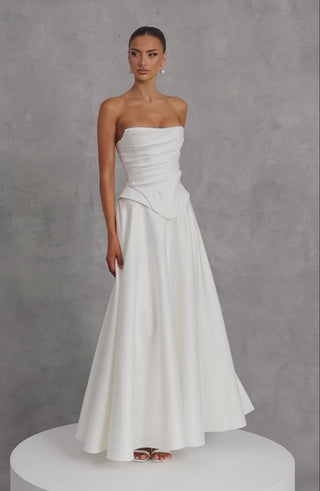 Mira Maxi Skirt - Ivory