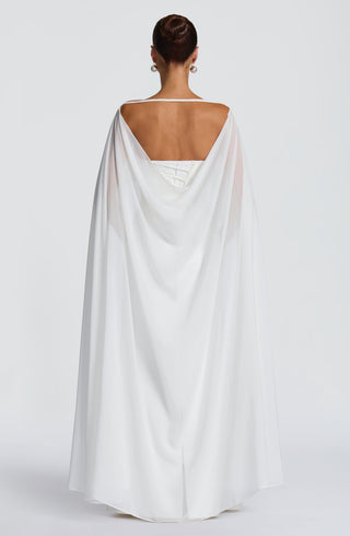 T.X Romy Bridal Cape Lightweight Chiffon Ivory One Size