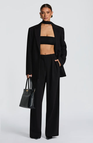 L.F Simi Top Strapless Bandeau Modal Jersey Black